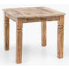 ESSTISCH Massivholz Quadratisch Landhausstil DIANA, Braun 80x80x76 cm - Braun, Holz (80/80/76cm) - KADIMA DESIGN