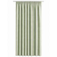VORHANG Kräuselband Samt 140/145 cm lindgrün - Mintgrün, Textil (140/145cm) - TiborTex