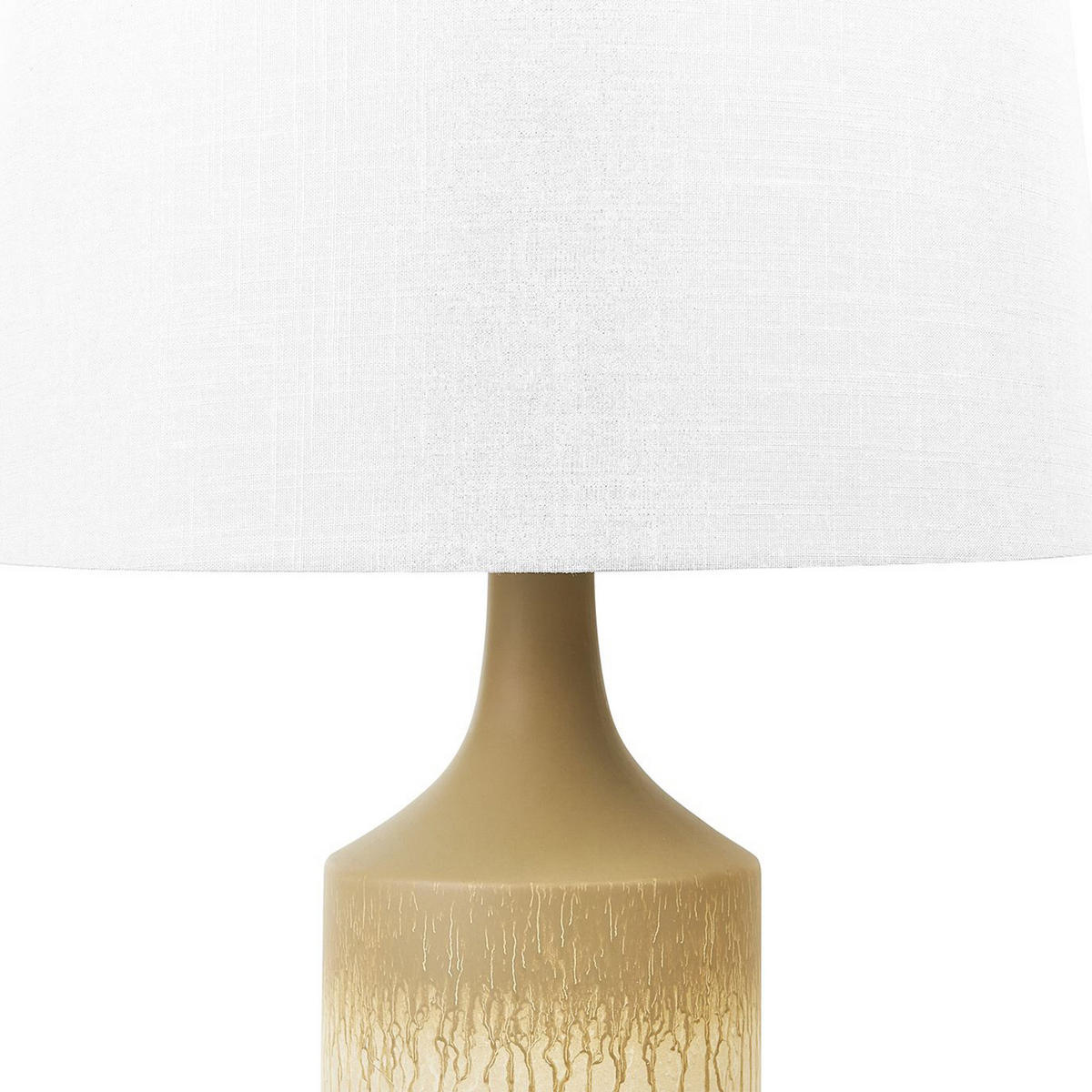 TISCHLAMPE Calvas 40/40/64 cm - Beige, Keramik (40/40/64cm) - Beliani