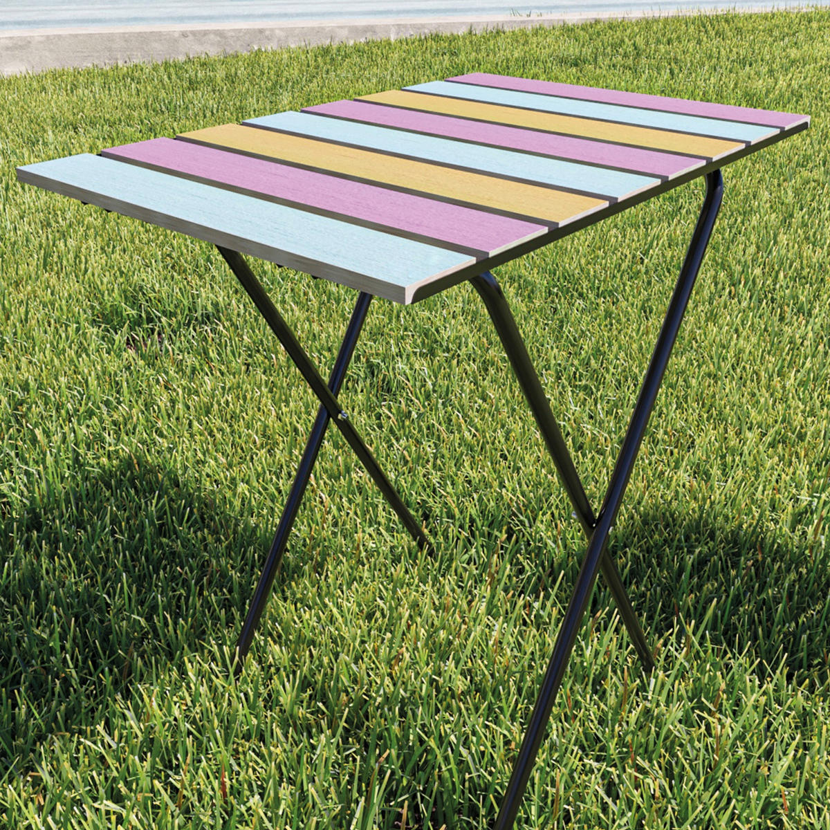 KLAPPTISCH Cavallino - Multicolor, Holz/Metall (40/60/57cm) - [en.casa]