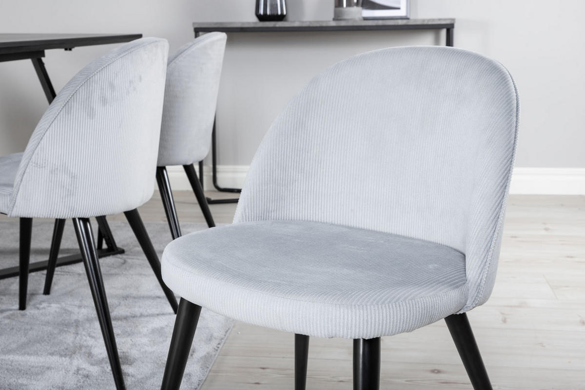 TISCHGRUPPE Grau - Grau, Holzwerkstoff (90/75/180cm) - ebuy24