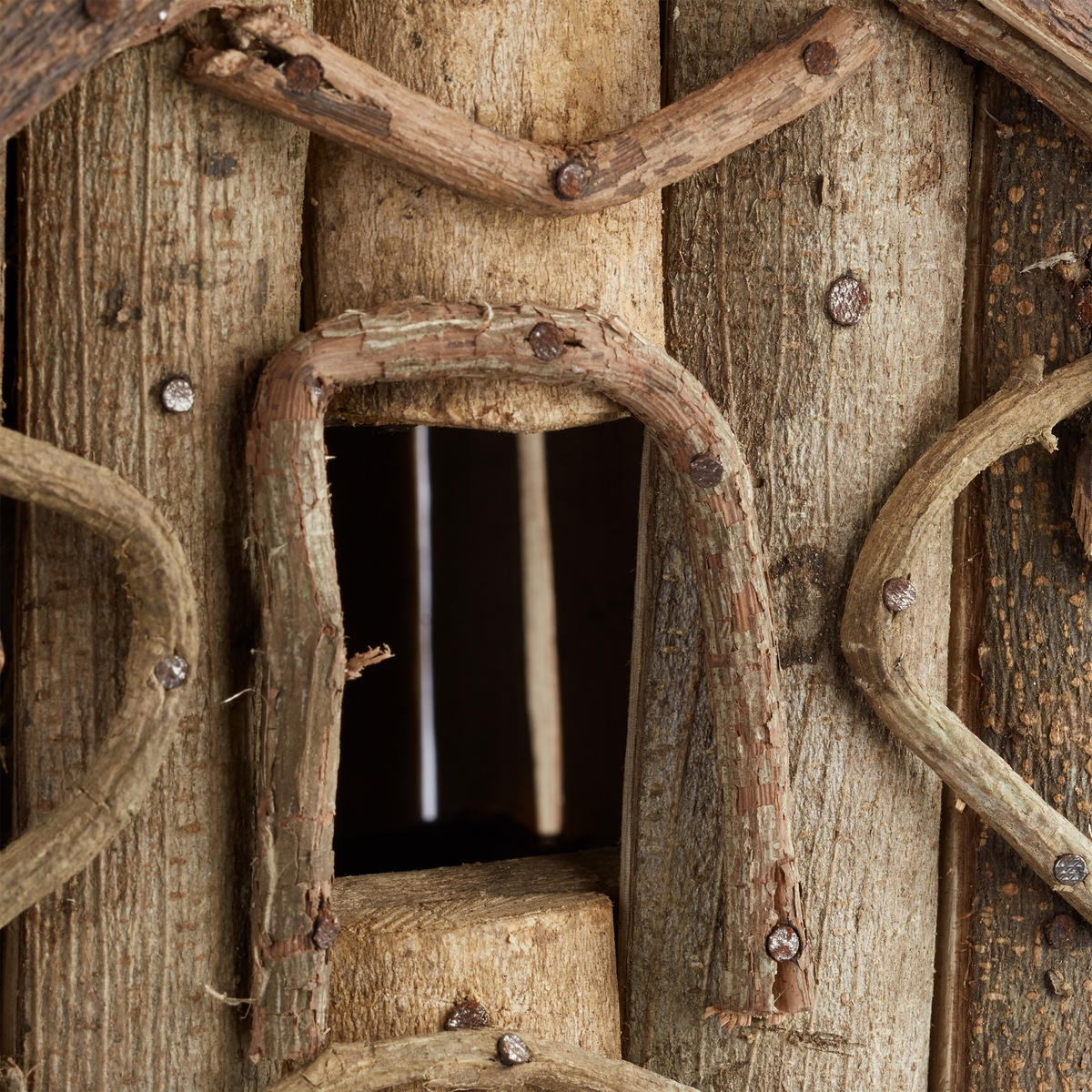 VOGELHAUS - Hellbraun, Holz (21/42/17cm) - Relaxdays