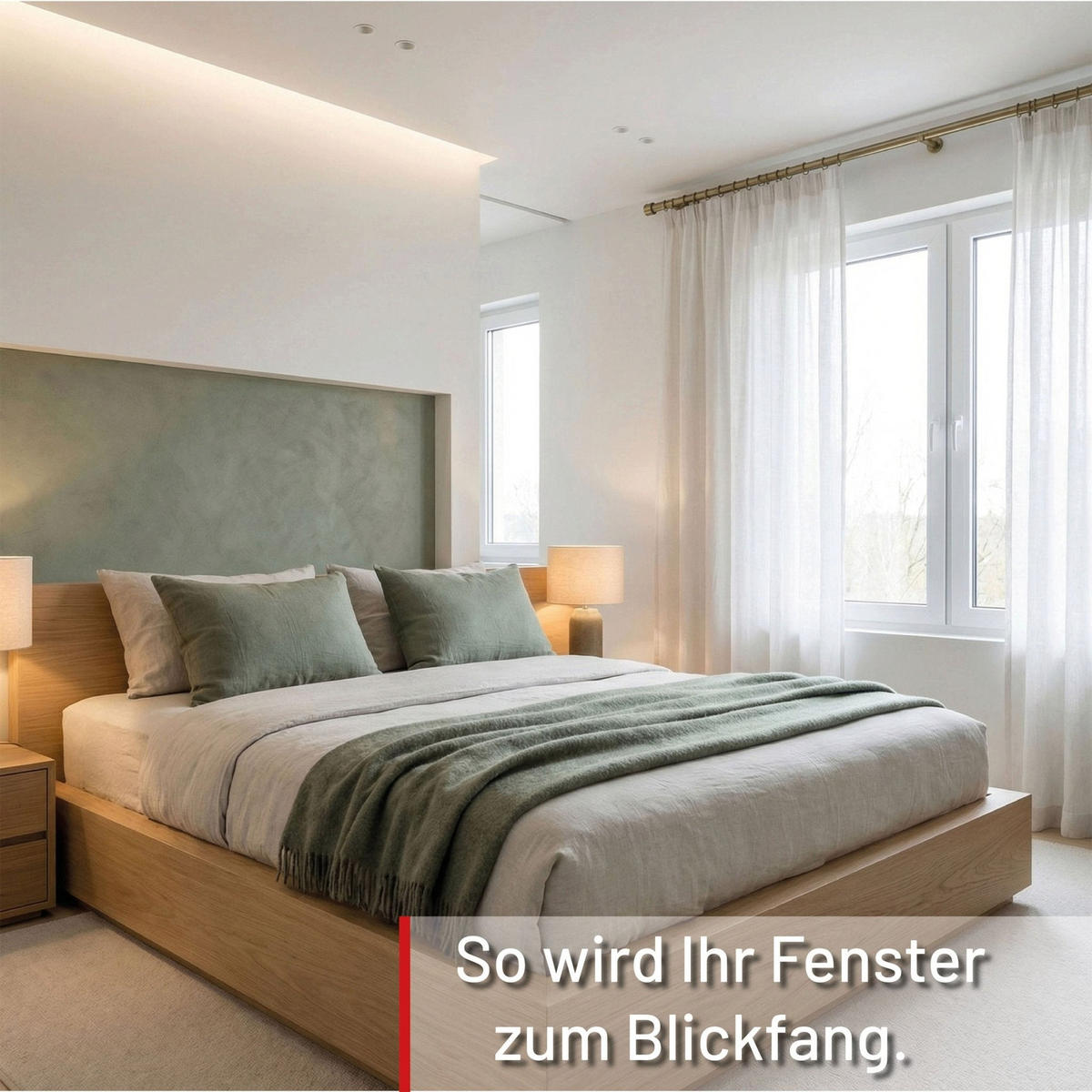 GARDINENSTANGE auf Maß 1-lauf Wandmontage Kappe 180cm - Messingfarben, Metall (180cm) - Deco-Raum