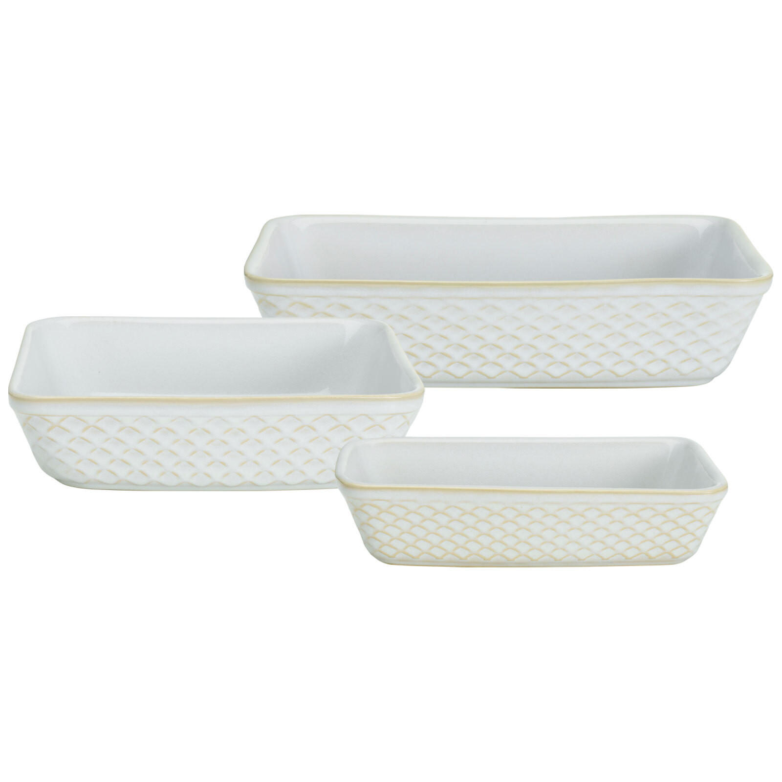 AUFLAUFFORMEN Kiruna weiß 3er Set - Weiß, Keramik (1/1/1cm) - Ritzenhoff Breker