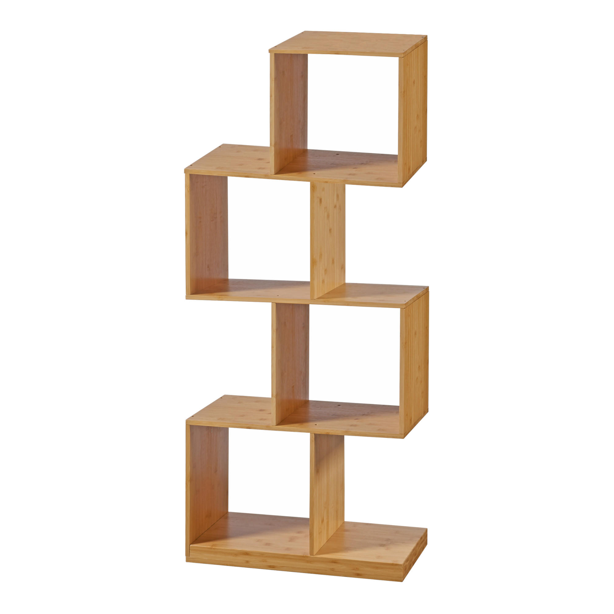 BÜCHERREGAL Gullspång - Naturfarben, Naturmaterialien (55/130/30cm) - [en.casa]
