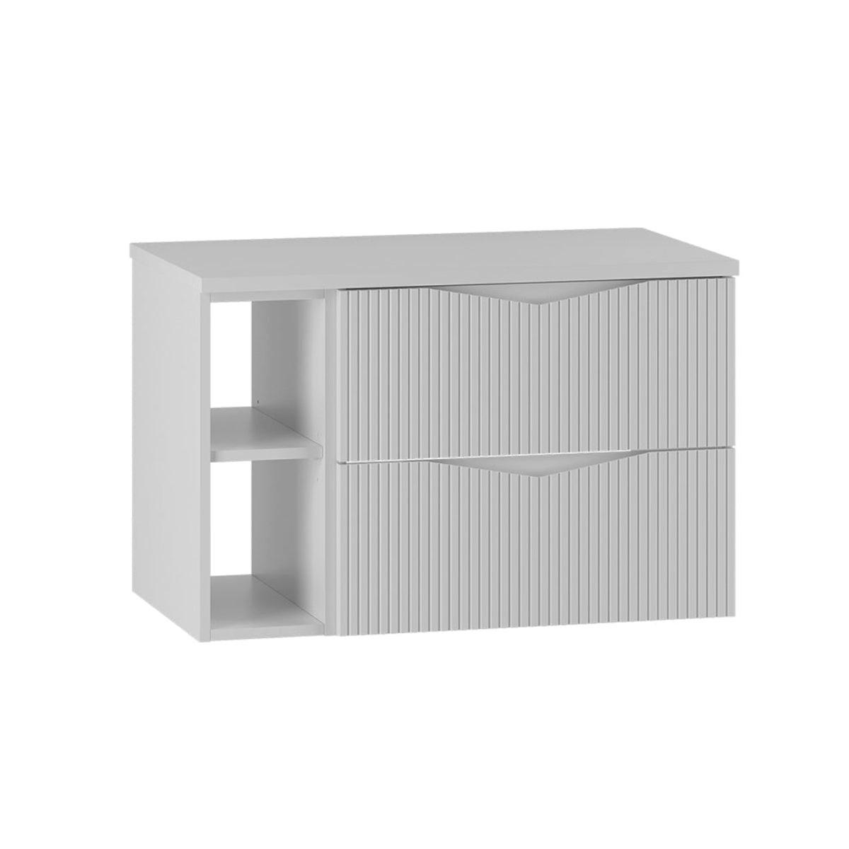 WASCHTISCHUNTERSCHRANK 80.6cm Tao Weiß - Weiß, Holzwerkstoff (80.6/52.2/46.5cm) - Petits-meubles