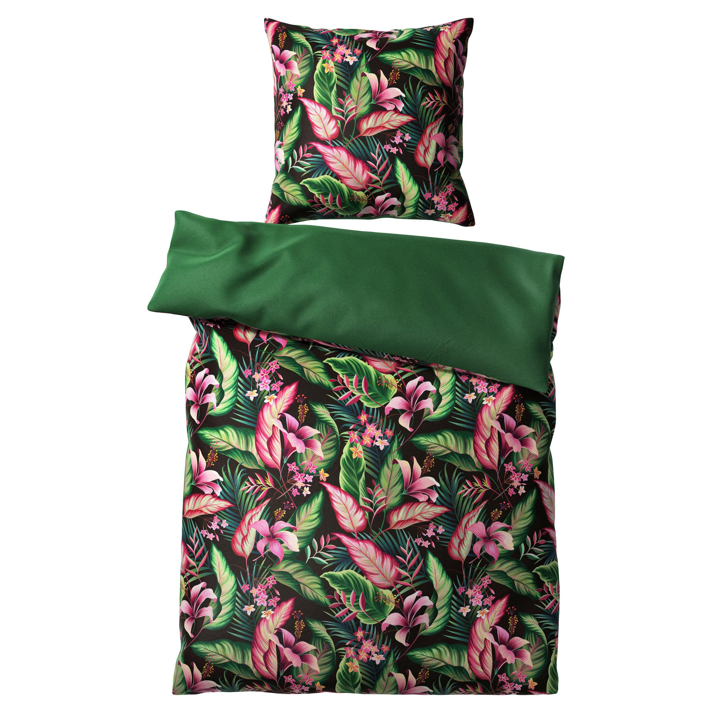 BETTWÄSCHE 2-teilig Bali - Multicolor, Naturmaterialien (135/200cm) - Sanilo