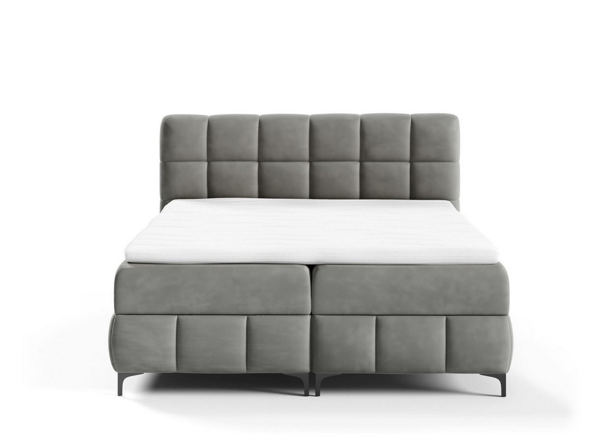 BOXBETT Sophie In Salvador - Graphitfarben, Holzwerkstoff/Textil (120/200cm) - Fun Möbel