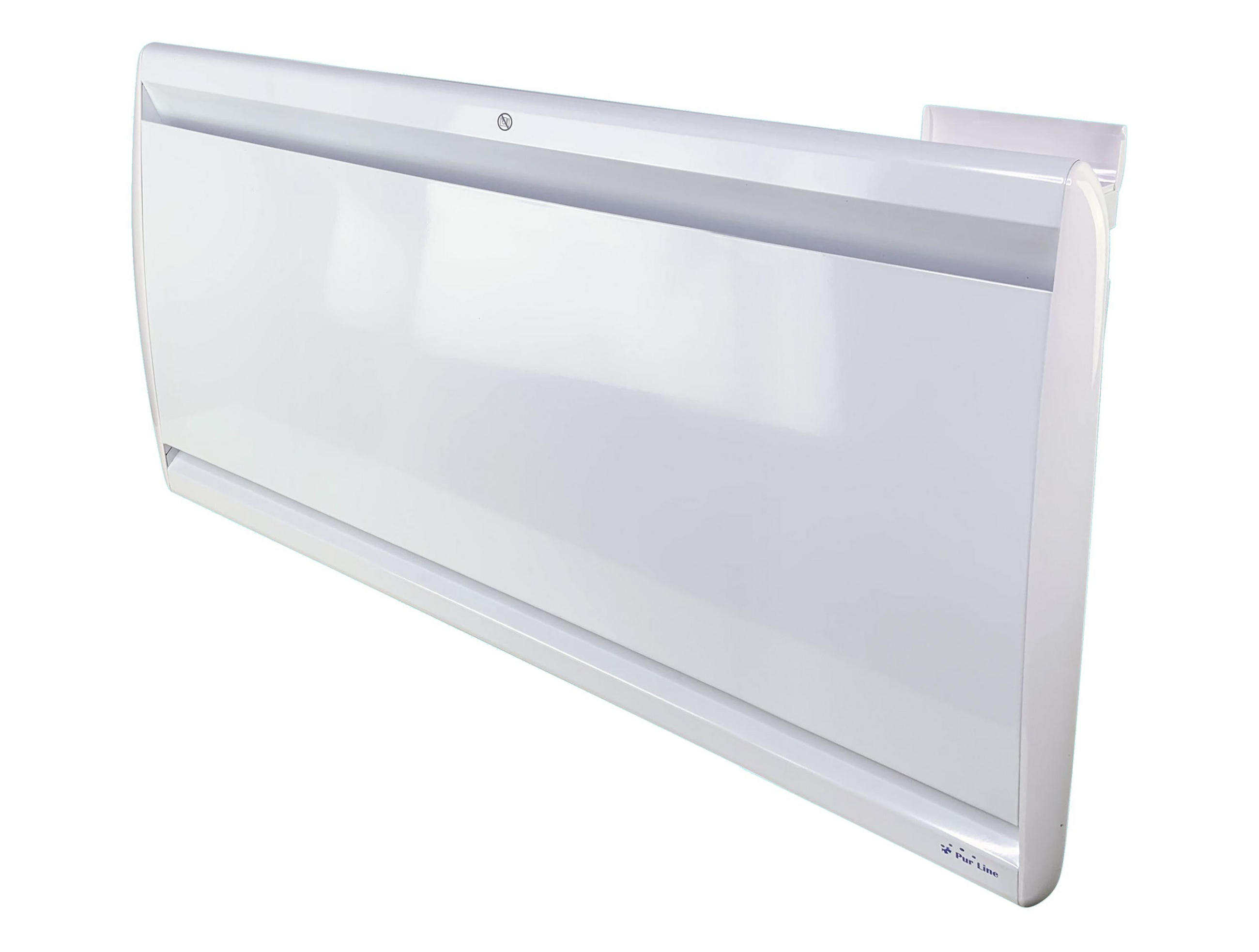 WANDHEIZUNG Weiß mit interner Gusseisenplatte und WiFi-Steuerung 2000 W - Weiß, Metall (90/55/10cm) - Purline