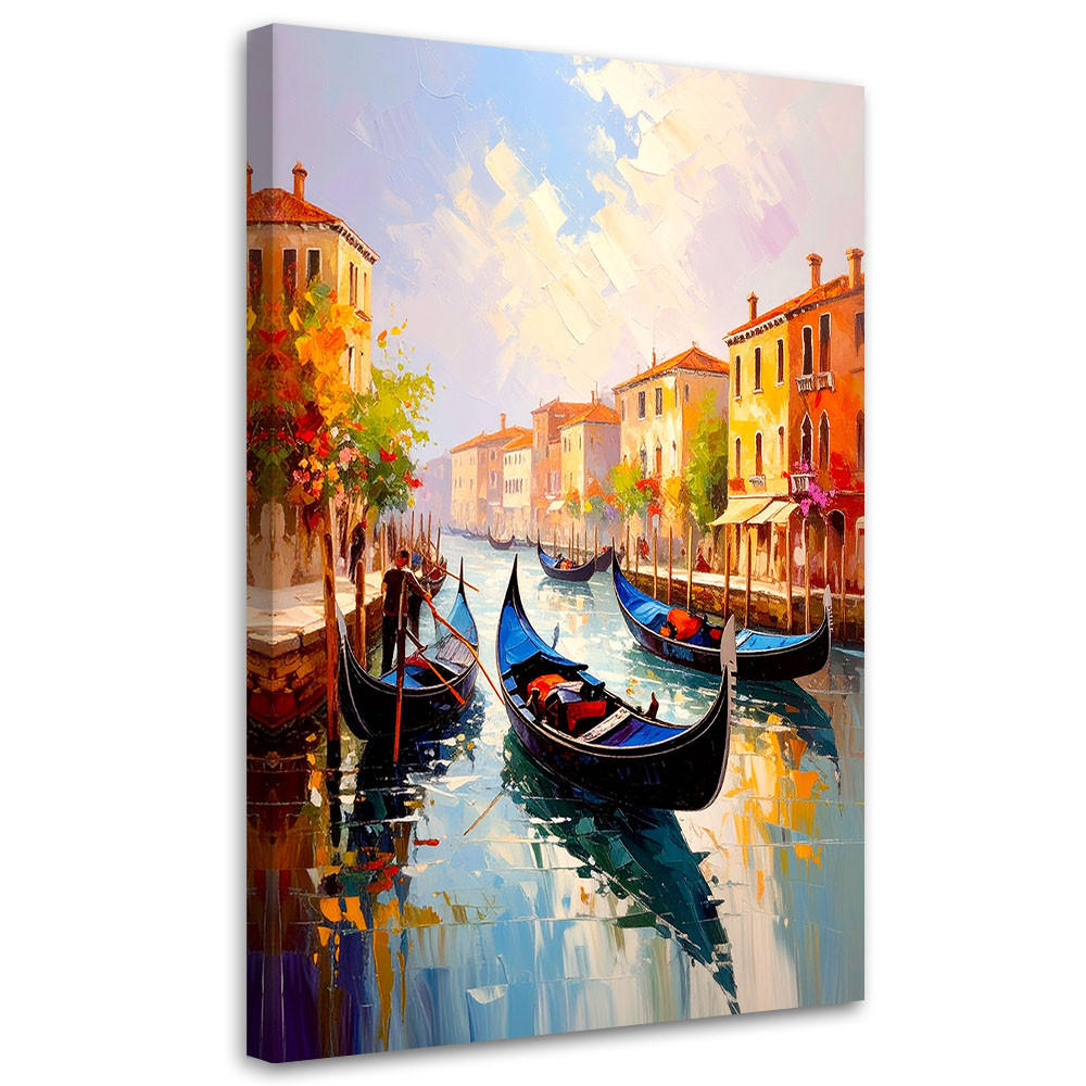 LEINWANDBILD Städte & Architektur 60x90cm - Beige, Textil (60/90cm) - Feeby