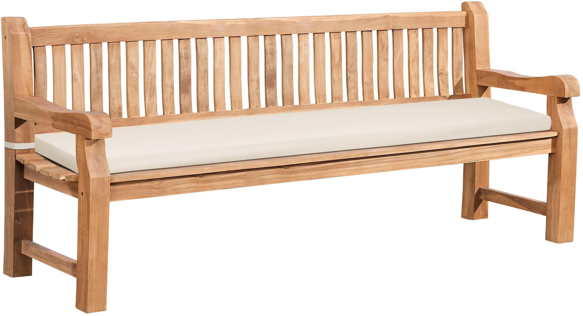 Deluke Teakbank Creme 220x93x61 cm