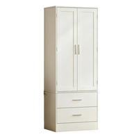 HIGHBOARD DE-38832 60/40/159 cm 2 Türen und 8 Gewürzfächer Weiß - Weiß, Holzwerkstoff (60/159/40cm) - ComfortXL