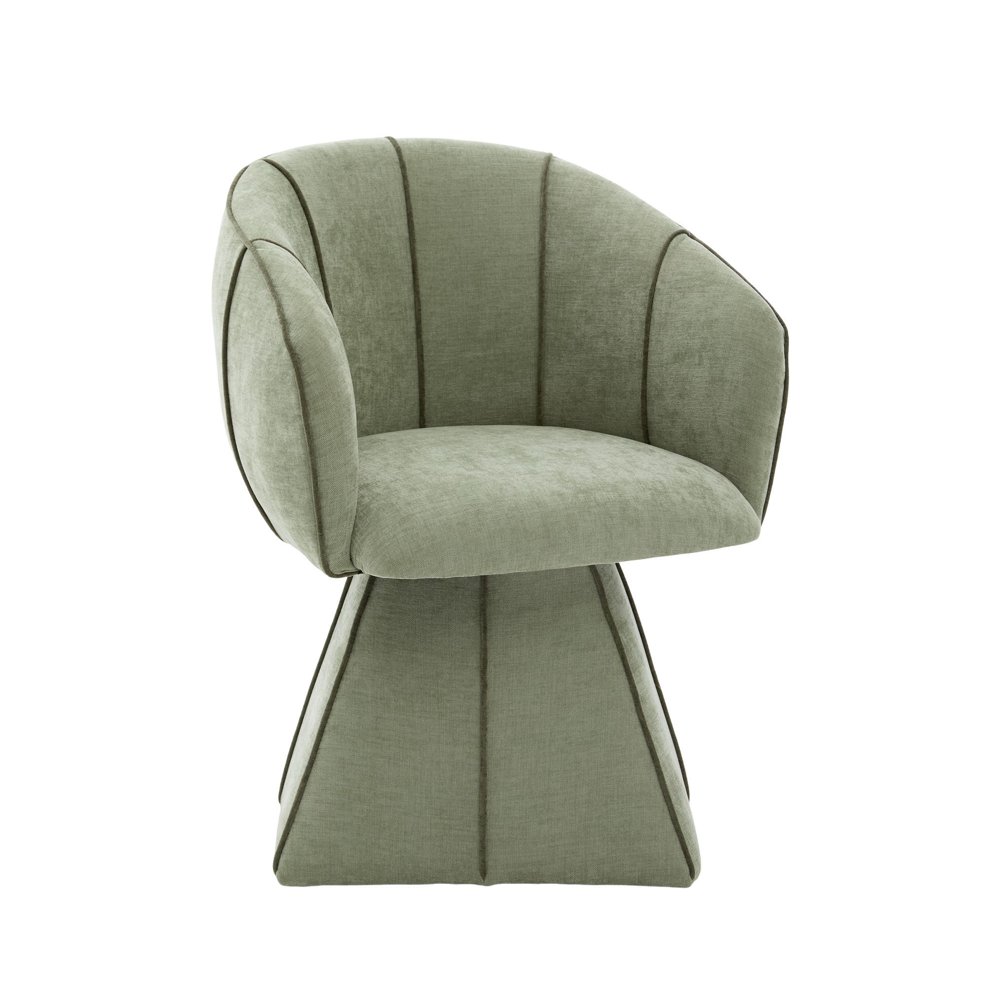 SESSEL,DREHSESSEL mit 360°-Drehfunktion und hoher Rückenlehne, Grün - Grün, Textil (56/74/54cm) - PARAFTA HOME