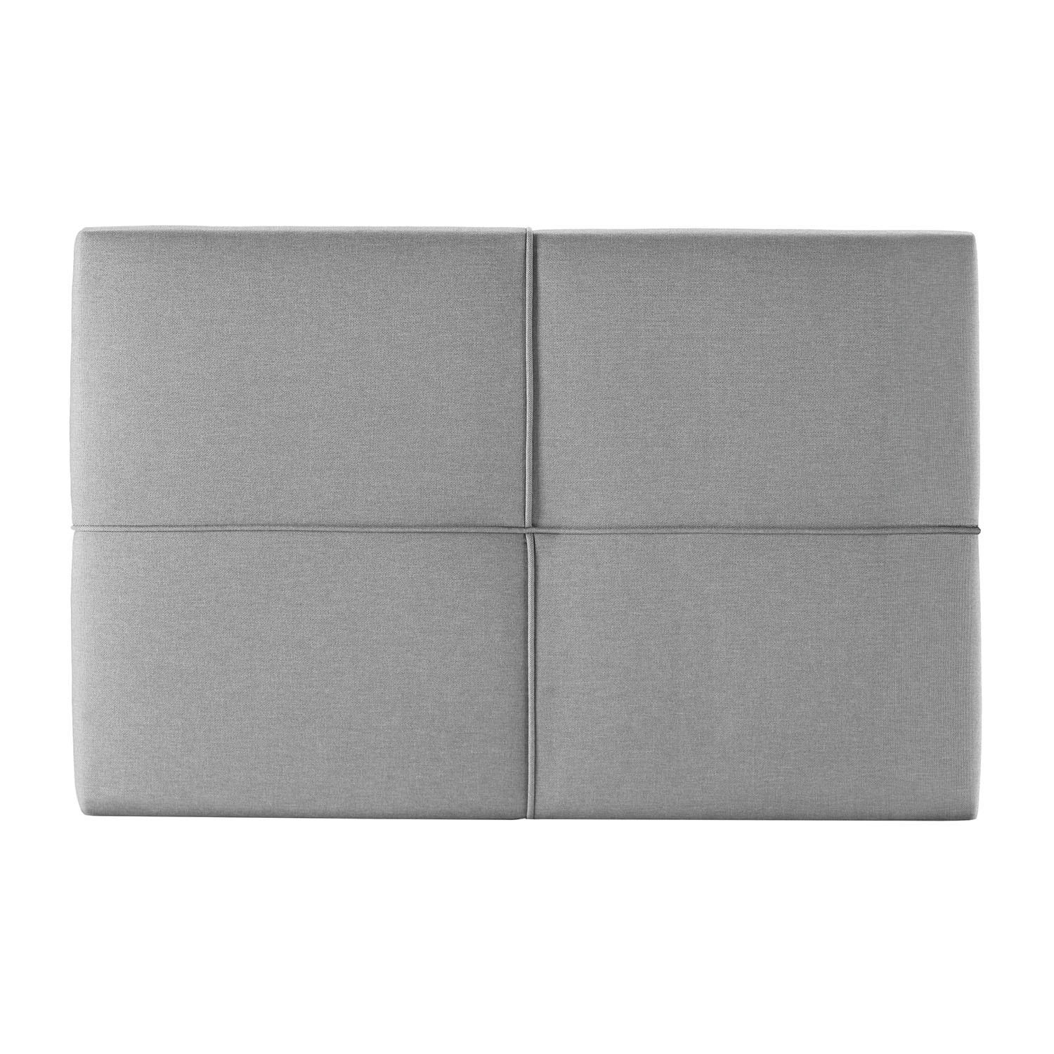 KOPFTEIL Sicilia 90x60 cm Grau - Grau, Textil (6/90/90cm) - VS Venta-stock