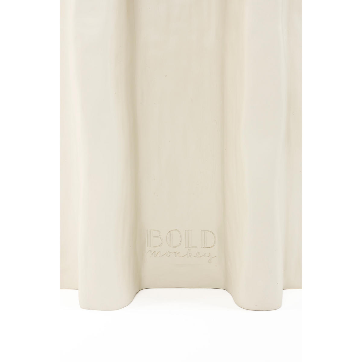 BEISTELLTISCH Born To Be Alive Vierkant 41x41 cm Beige - Beige, Naturmaterialien (41/41/51cm) - Bold Moneky