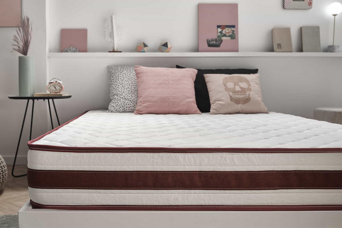 MATRATZE First Class Edition 21cm, 80x190cm - Weiß, Textil (80/190cm) - Moonia