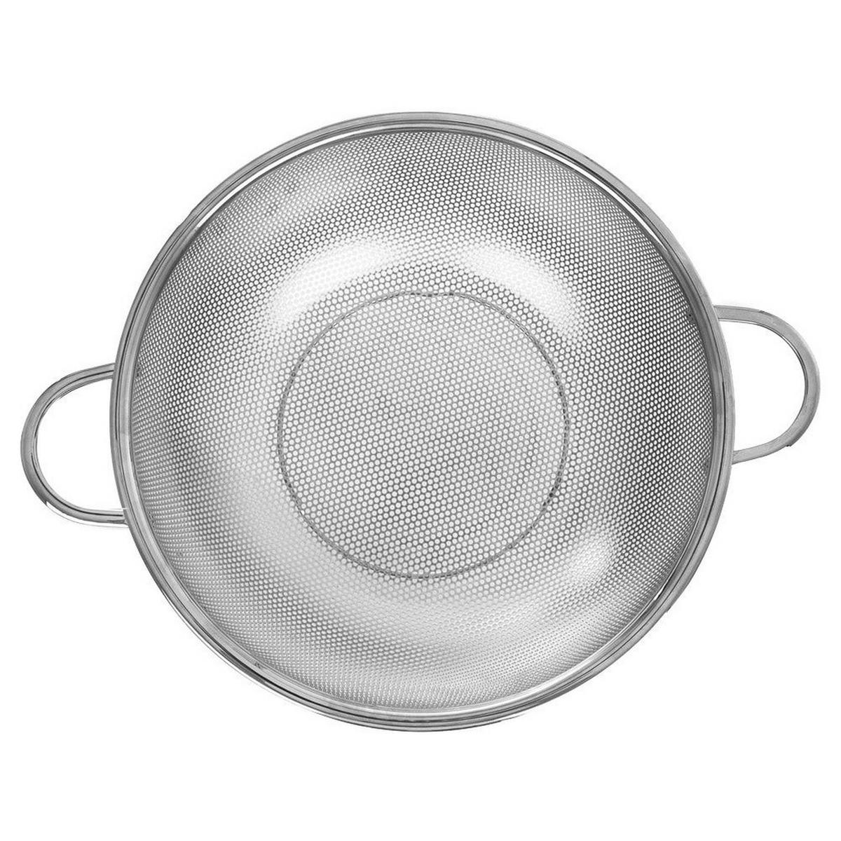 KÜCHENSIEB ANETT Silber 28,5 cm - Silberfarben, Metall (28.5cm) - Orion 