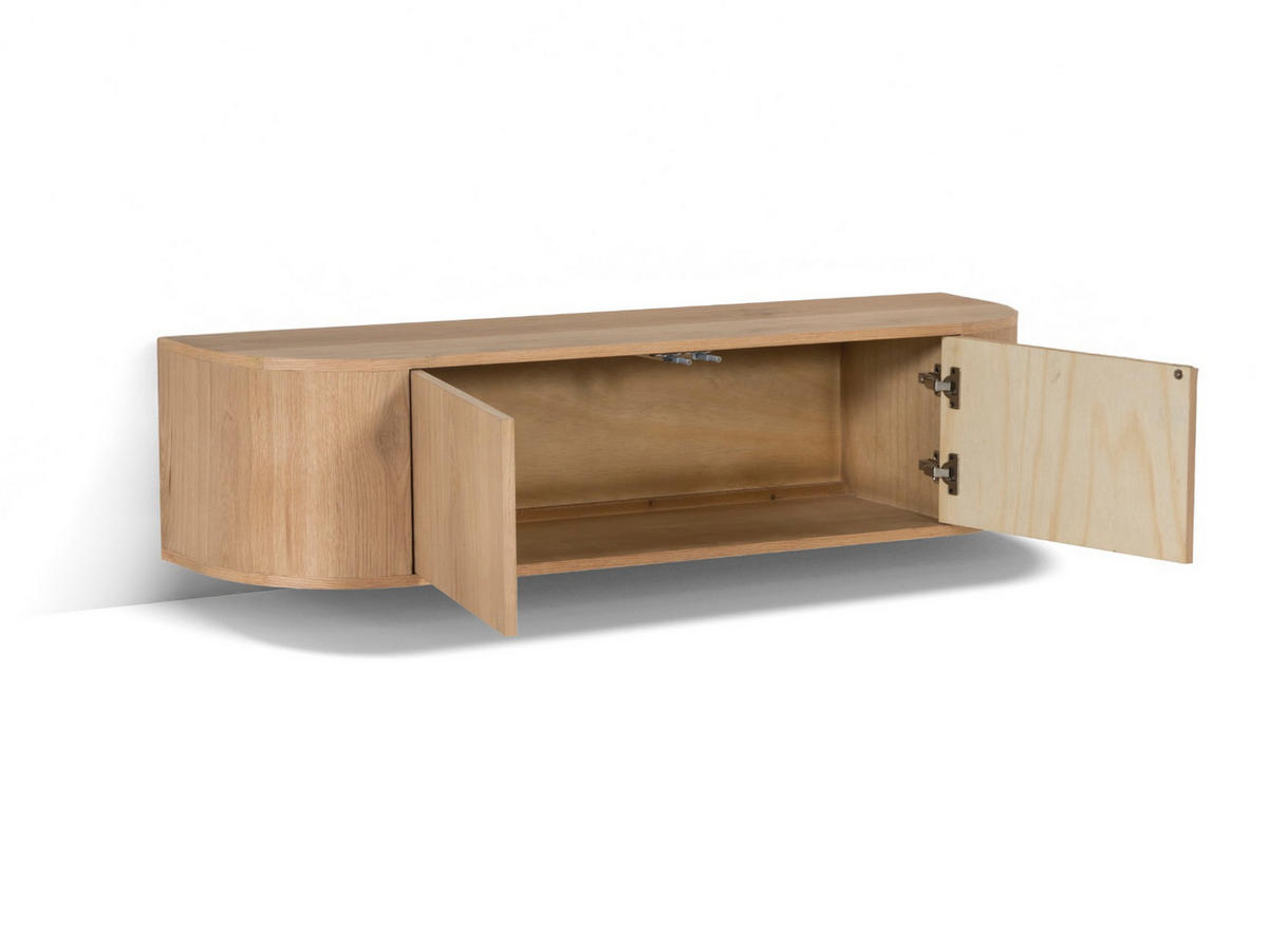 TV-MÖBEL Novero Braun 35/140/33 cm - Braun, Holz (140/33/35cm) - Livingfurn