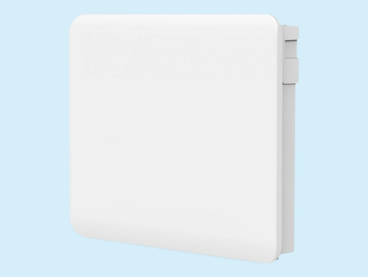 KERAMIK-HEIZUNG Weiß mit WiFi-Kontrolle 1000 W - Weiß, Keramik (60/50/9cm) - Purline