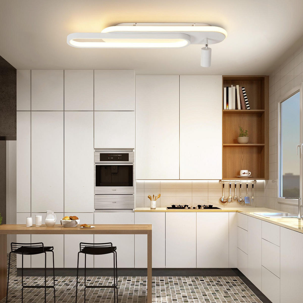 LED-DECKENSTRAHLER Dobson 60/13/15.5cm - Weiß, Metall (60/13/15.5cm) - Nettlife