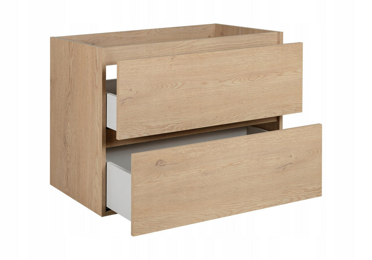 WASCHBECKUNTERSCHRANK SIMPLE 100cm Eichen Craft - Eiche Artisan, Holz (100/62/46cm) - Rodan