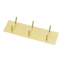KLEIDERABLAGE Factory Gold - Goldfarben, Metall (42/11/6cm) - LOFT42