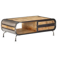 COUCHTISCH 100 x 50 x 35 cm Mango-Massivholz - Braun, Holzwerkstoff (100/50/35cm) - furnicato