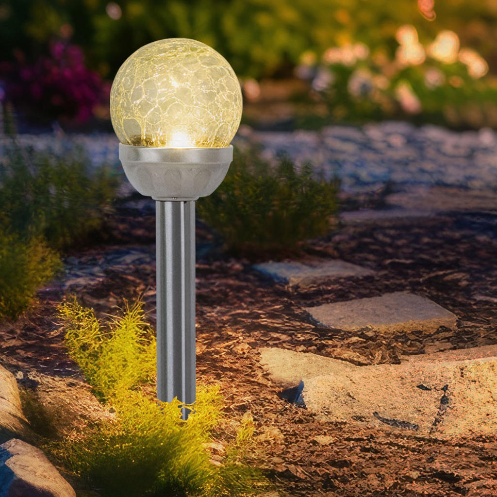 Thumbnail - Xxxl Led, Silber, Glas, 8x34.5x8 cm, Lampen & Leuchten, Außenbeleuchtung, Außenleuchten