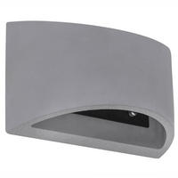 WANDLEUCHTE Betonoptik Grau - Grau, Stein (20/12/8.8cm) - Globo Lighting