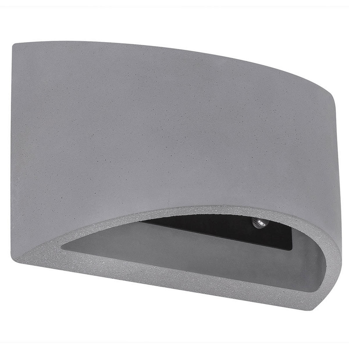 WANDLEUCHTE Betonoptik Grau - Grau, Stein (20/12/8.8cm) - Globo Lighting