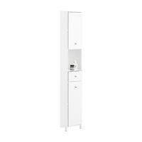 HOCHSCHRANK Weiß - Weiß, Holzwerkstoff (44/171/31cm) - SoBuy