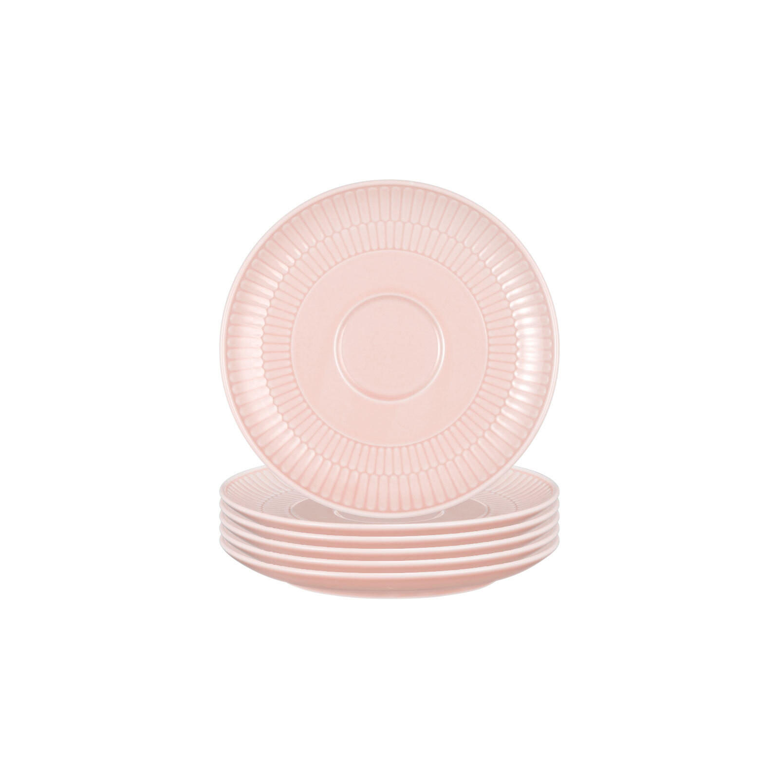 KOMBI-UNTERTASSEN Amina Rosé ø 16 cm 6er Set - Rosa, Keramik (16cm) - Seltmann Weiden