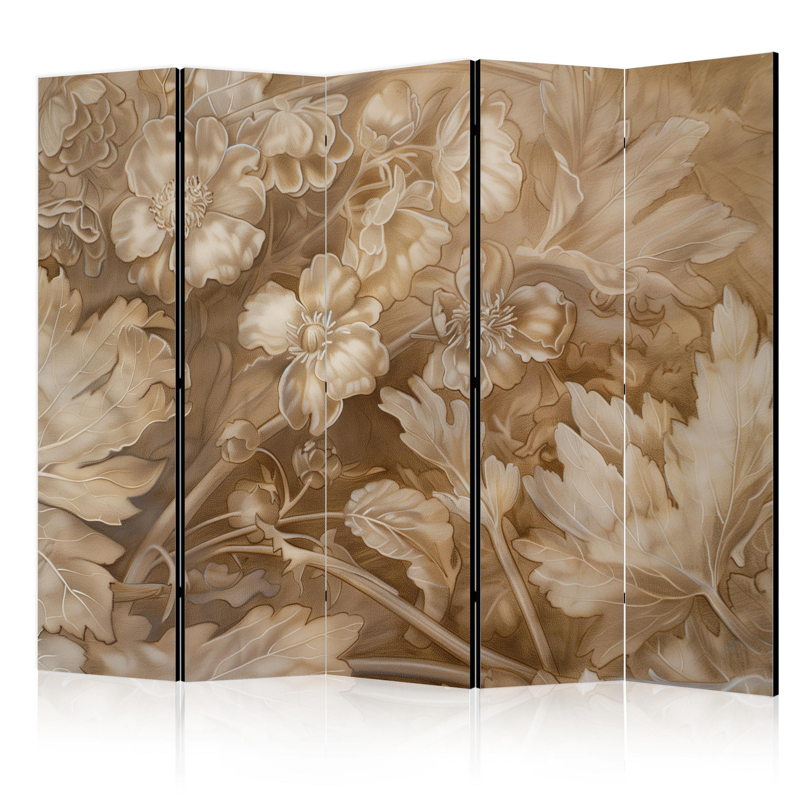 Muralo Paravent Braun 225x172x3 cm