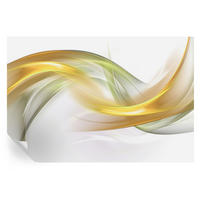 FOTOTAPETE 104x70 cm - Fließende Harmonie - Weiß, Textil (104/70cm) - Wallfluent