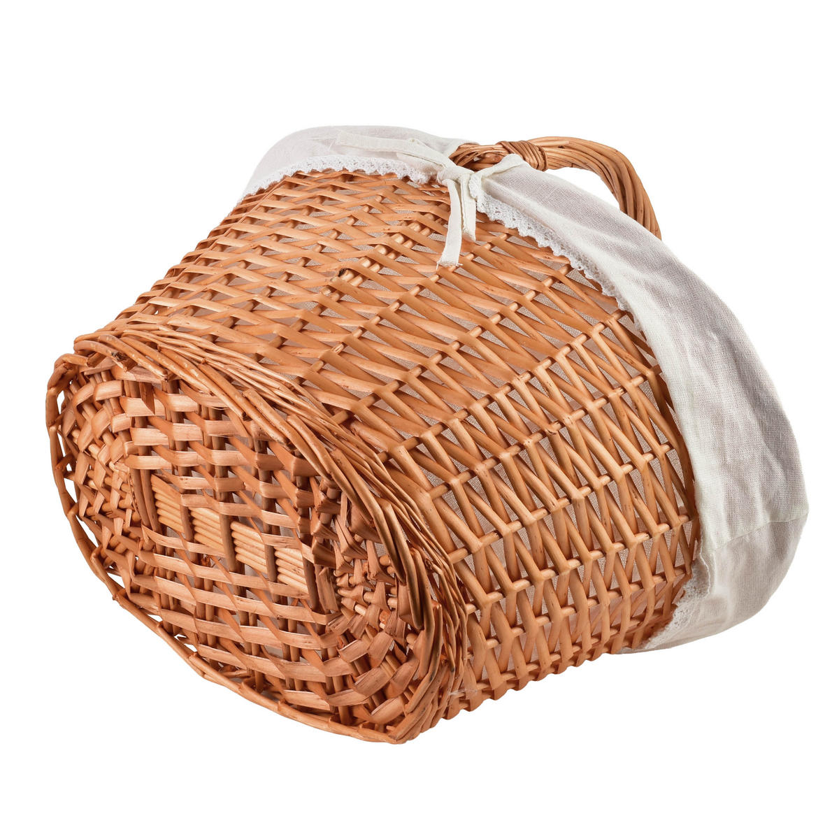 KORB Will Braun 46x30x24/37 cm Naturmaterial - Braun, Naturmaterialien (30/37/46cm) - Mondex