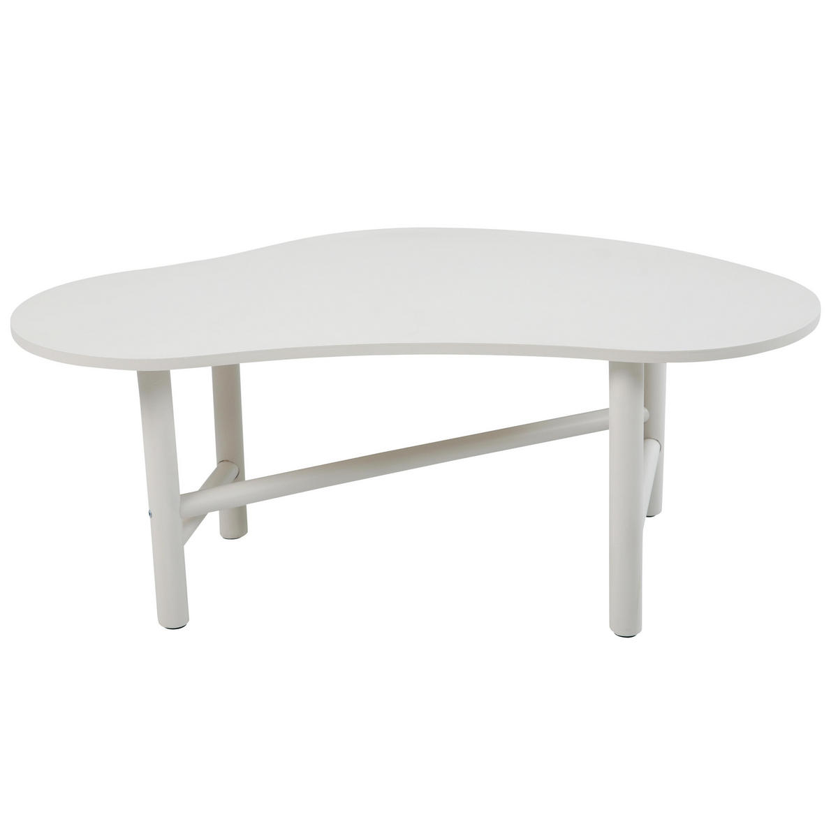 COUCHTISCH, Weiß - Weiß, Holz (100/60/38cm) - Oviala