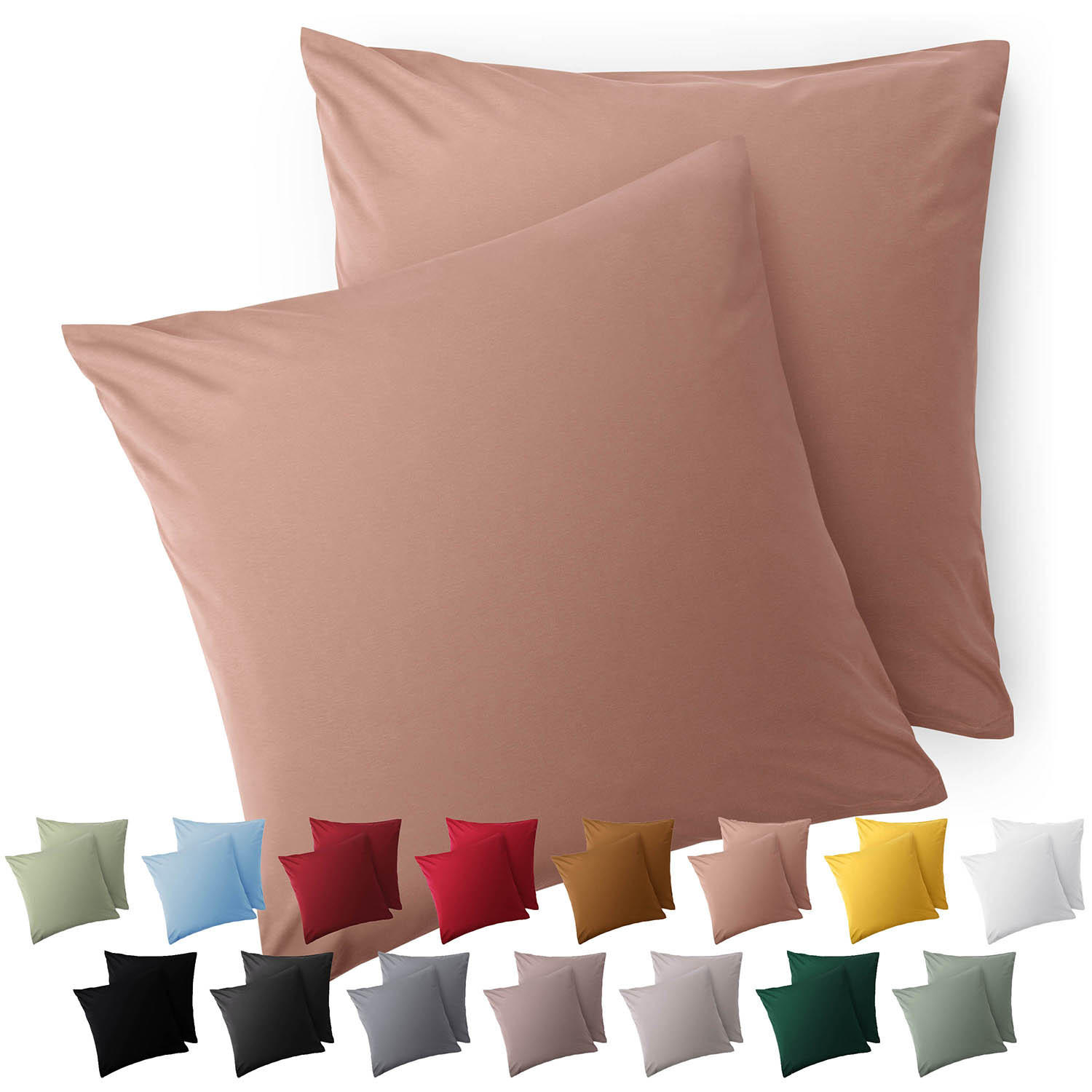 Blumtal Kissenbezug Rosa 50x50 cm