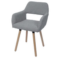 ESSZIMMERSTUHL Grau - Grau, Textil (56/80/53cm) - MCW