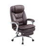 BÜROSTUHL XL Troja, Kunstleder Braun - Braun, Textil/Metall (67/122/67cm) - TPFLiving