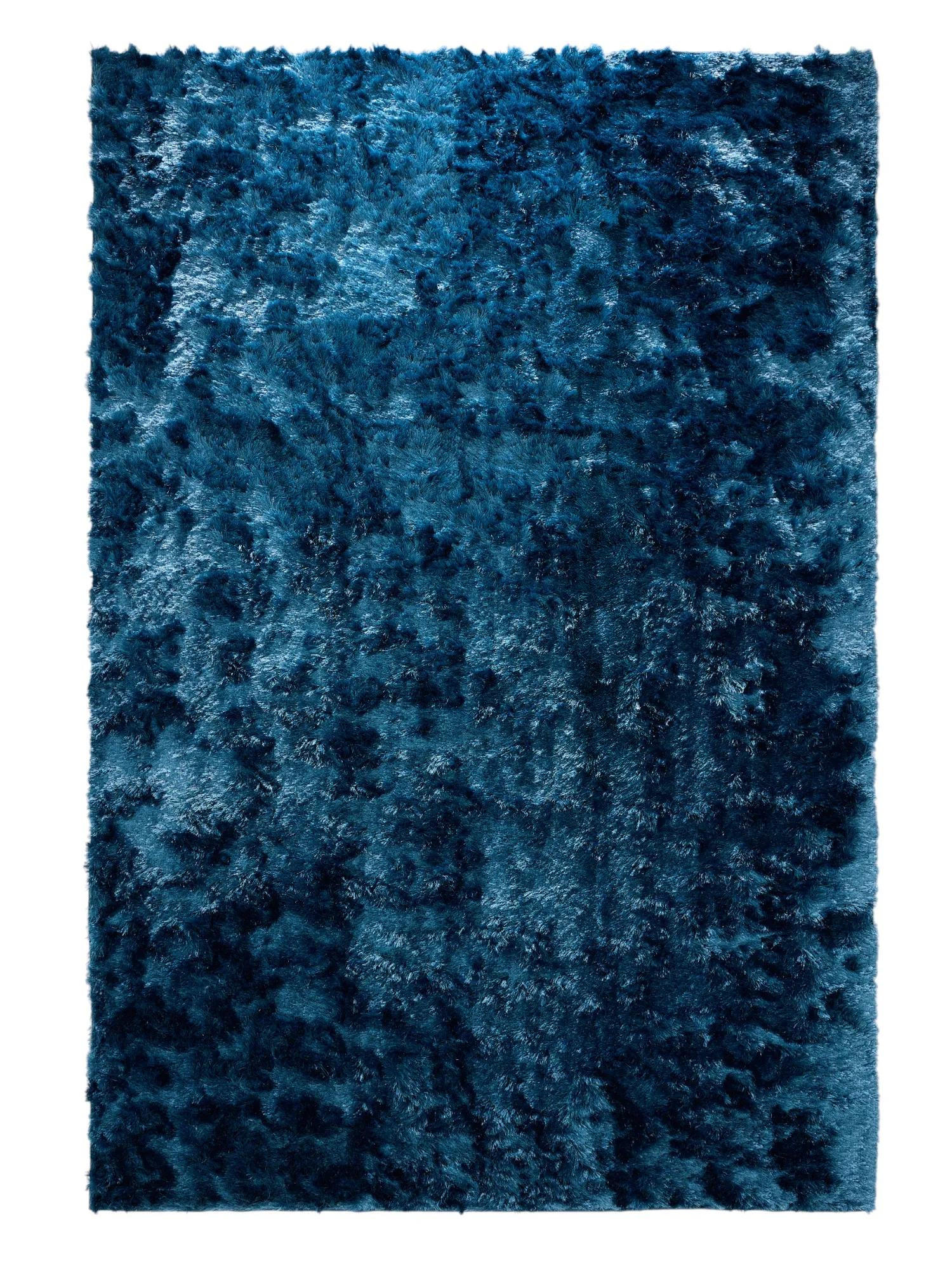 HOCHFLORTEPPICH Whisper Blau 300x400 cm - Blau, Textil (300/400cm) - benuta Nest