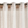 VORHANG MIT ÖSEN – lichtdurchlässig Beige 280X300 - Beige, Kunststoff (280/300cm) - STORESDECO