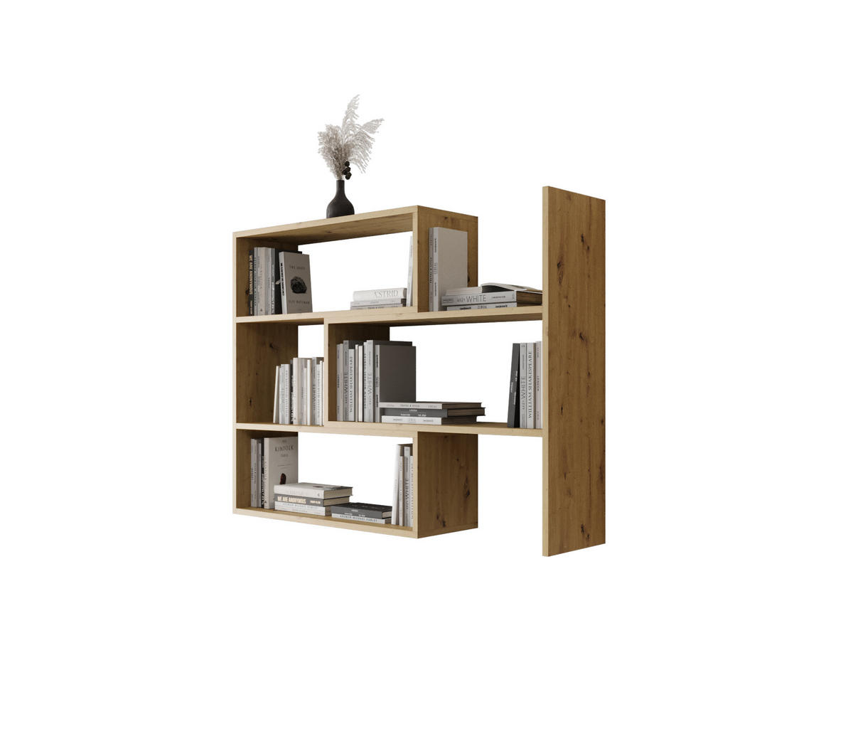 WANDREGAL LK 83 125 x 83 x 24 cmcm aus Holz in Braun - Braun, Holzwerkstoff (125/83/24cm) - O-Sofa