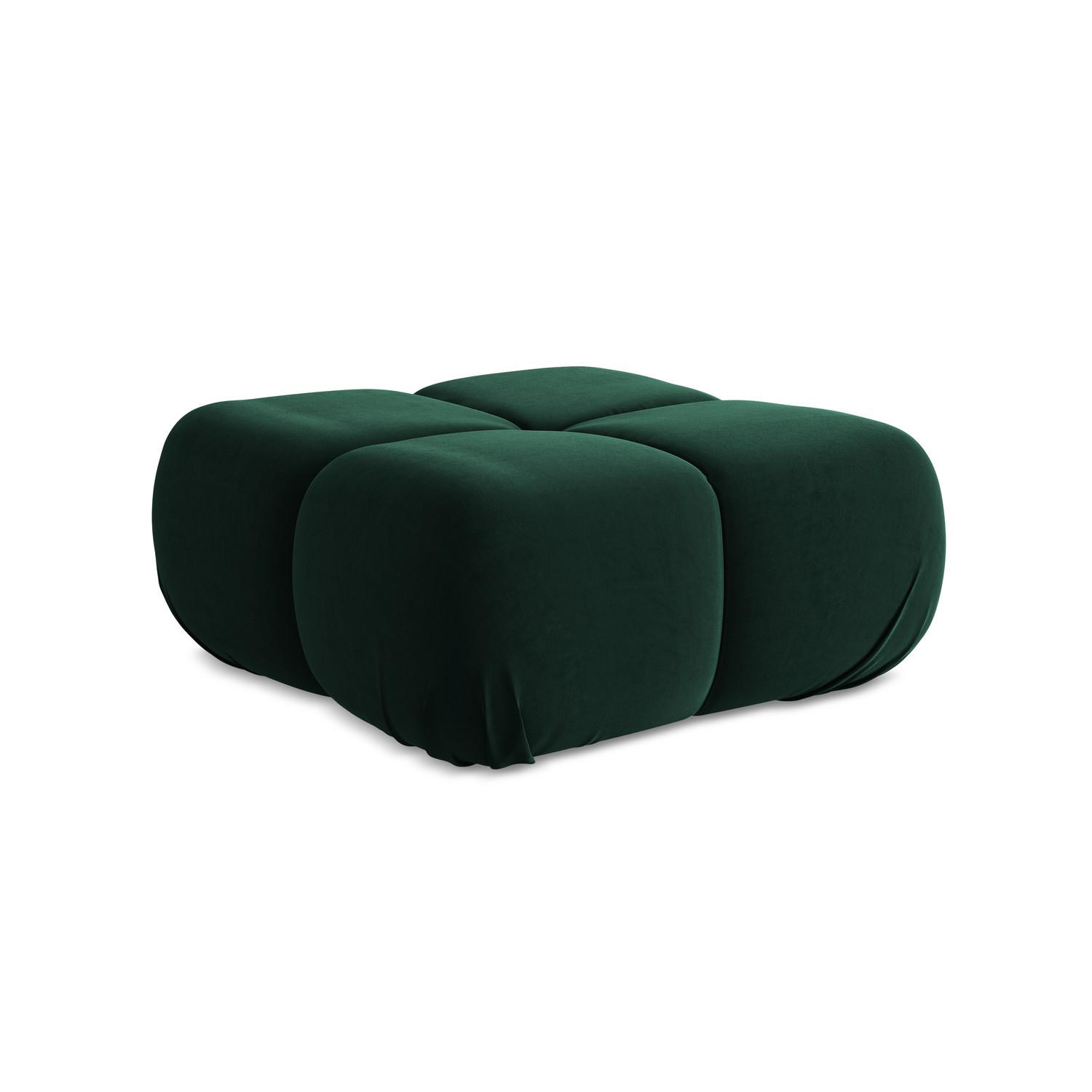 LaMiaSofa Pouf Dunkelgrün 95x41x95 cm