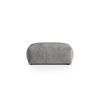 POUF Martina aus Cord hellgrau - Hellgrau, Textil (65/44/95cm) - Micadoni