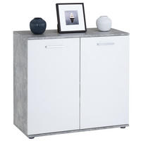 KOMMODE CHICAGO - Weiß/Grau, Holzwerkstoff (91/82/40cm) - CARO-Möbel