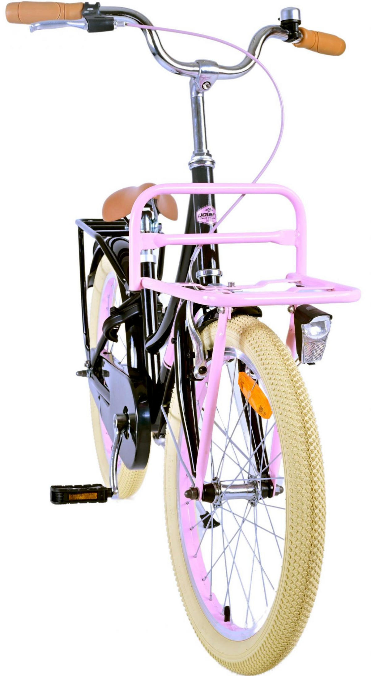 KINDERFAHRRAD Excellent - Mädchen - 20 Zoll - Rücktritt + Handbremse - Schwarz - Schwarz, Metall (67cm) - TPFSports