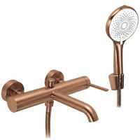 WANNENARMATUR Rea Rivo Brush Copper - Kupferfarben, Metall (10/6/22.5cm) - REA