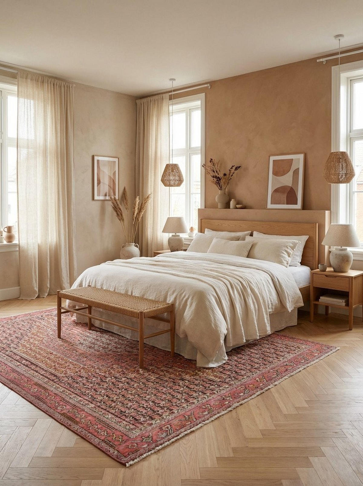 HANDWEBTEPPICH Kelim Senneh Mehrfarbig 340/242 cm Schurwolle - Multicolor, Textil (242/340cm) - Looma