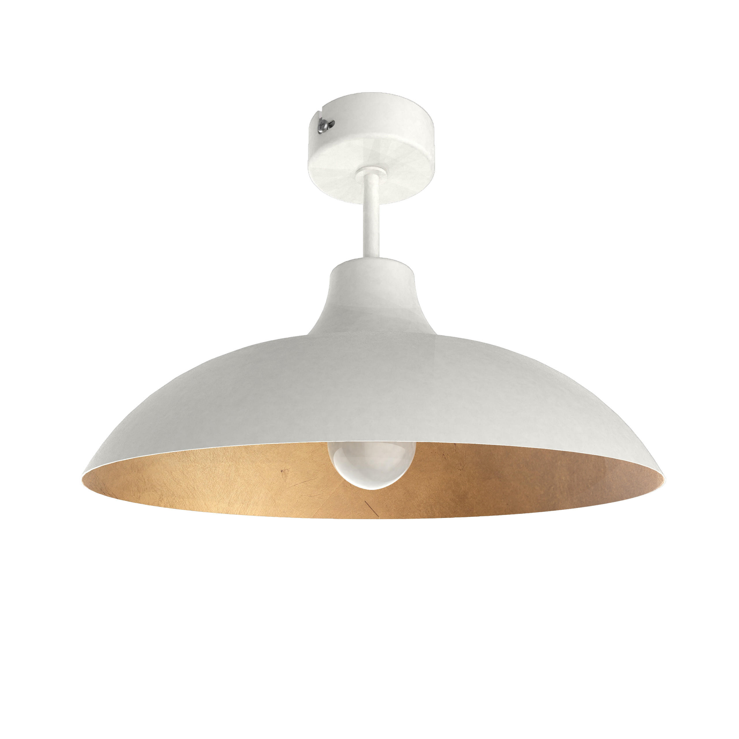 DECKENLEUCHTE Parigina - Goldfarben, Metall (40/40/23cm) - Lumicom