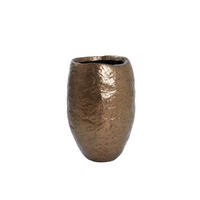 VASE Tingri Bronze Ø39/58 cm - Bronzefarben, Stein (58cm) - Light & Living